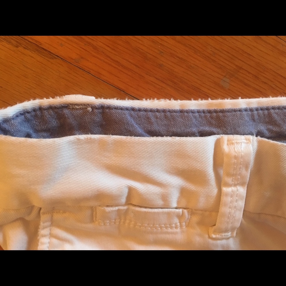 4 for $25. Banana Republic white shorts.